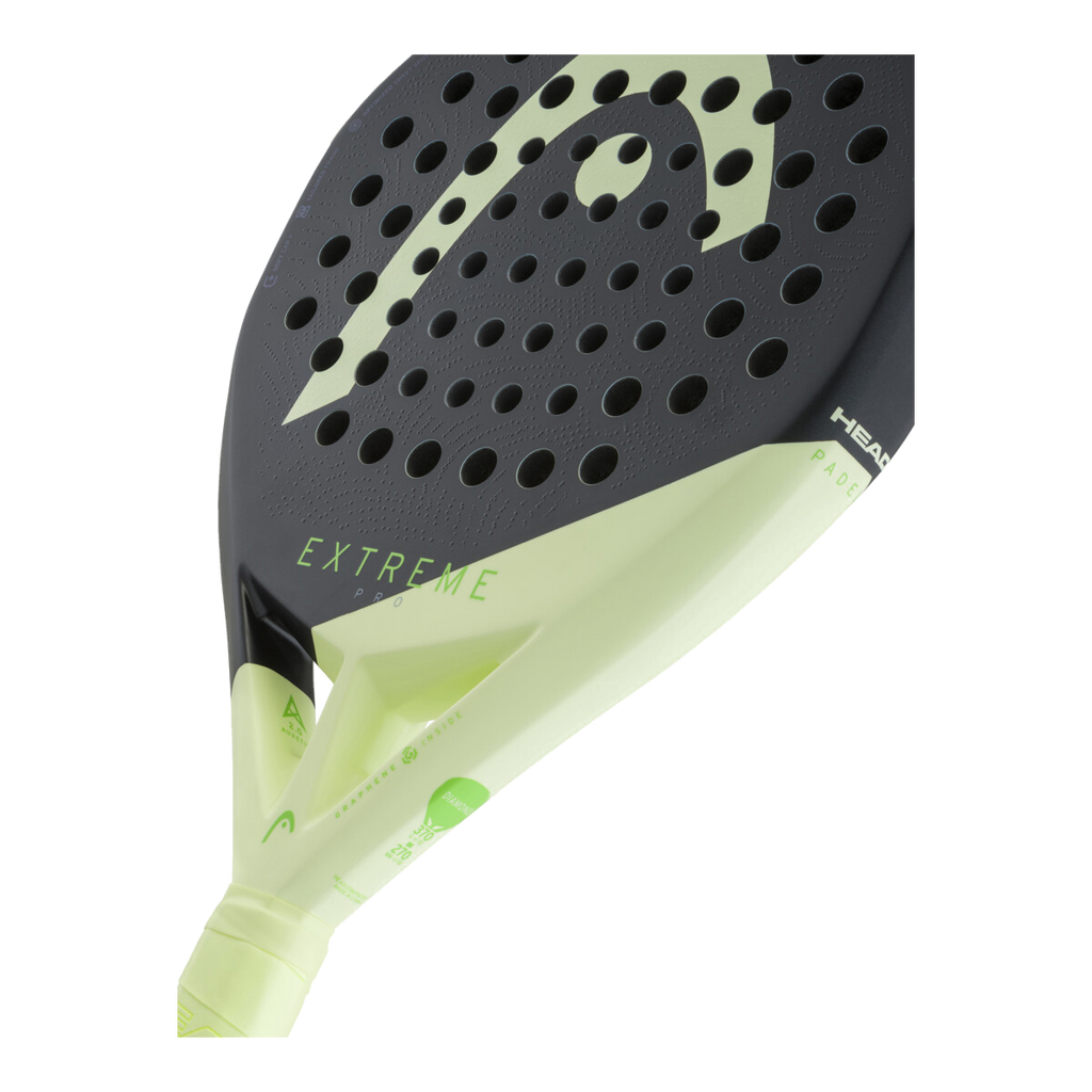 Raquette de padel Head Extreme Pro 2026, détail du cœur et du pont