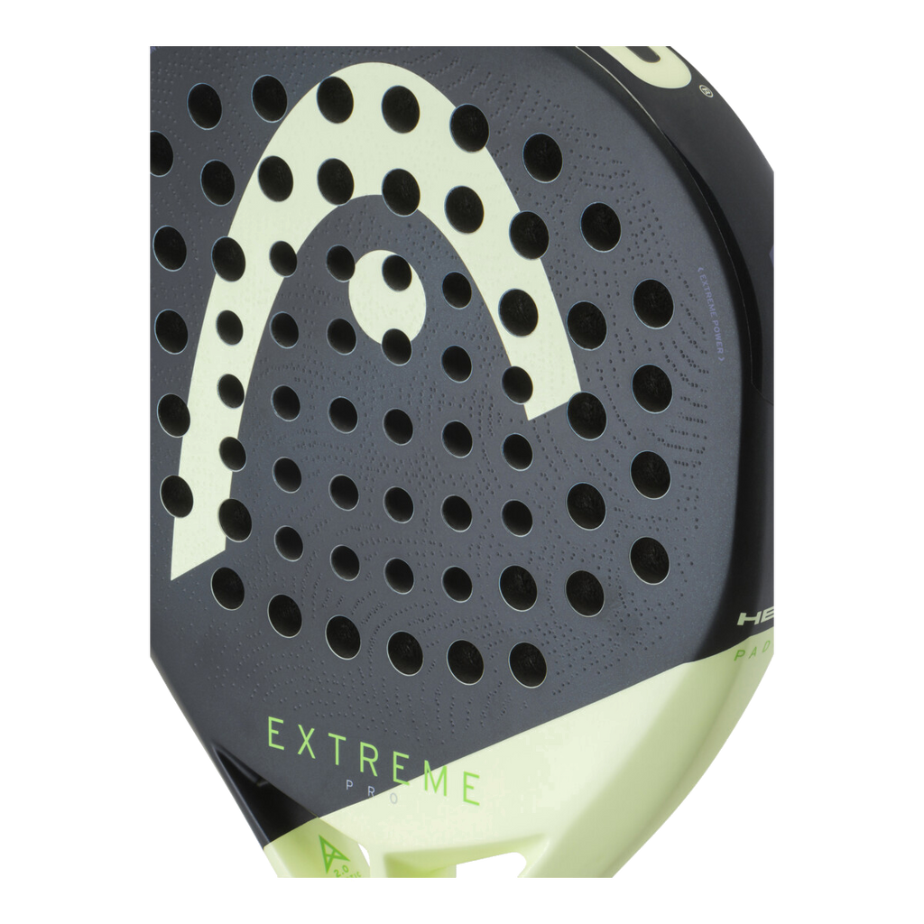 Raquette de padel Head Extreme Pro 2026, détail du tamis et de la surface Extreme Spin