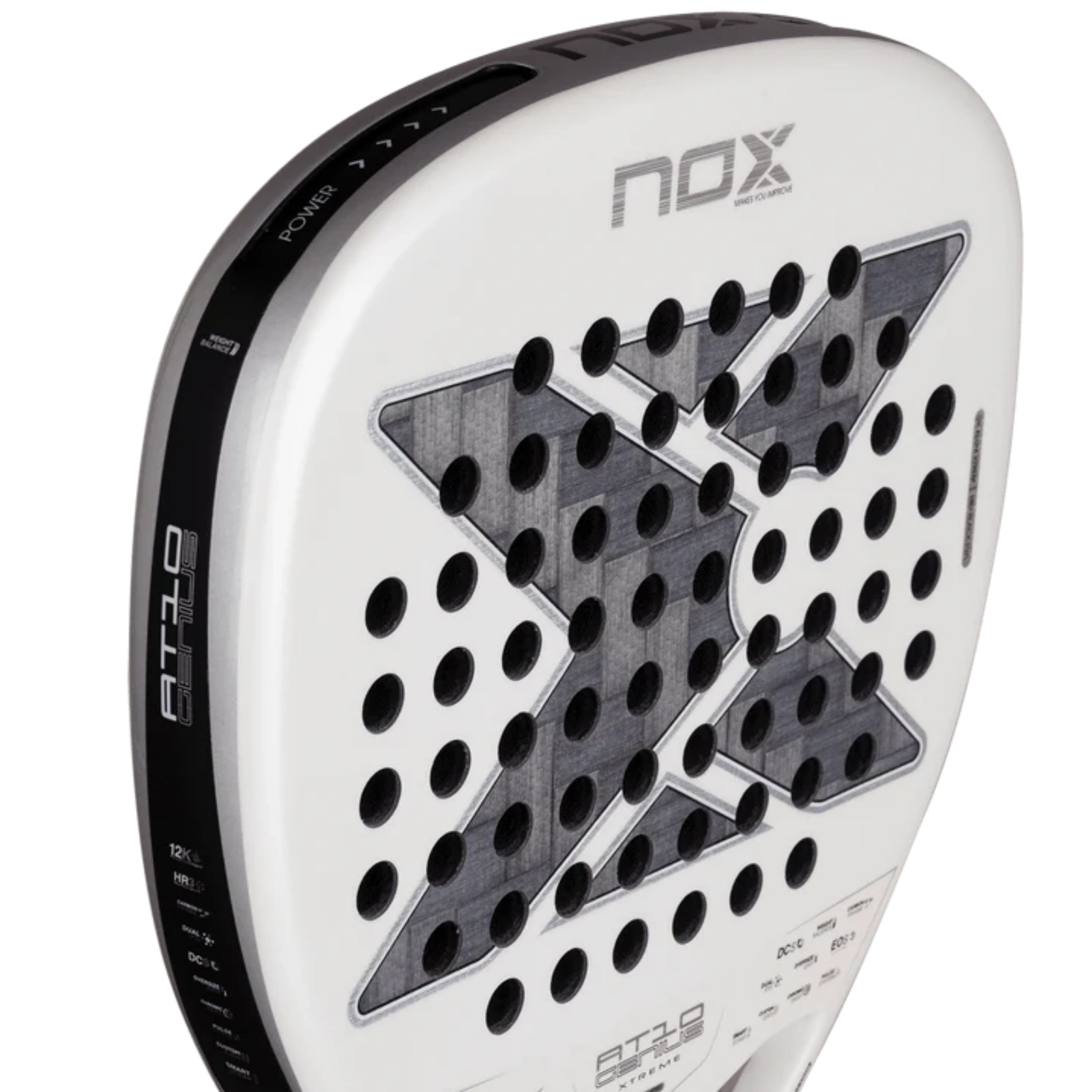 Raquette de padel NOX AT10 Luxury Genius Attack 12K Alum Xtrem by Agustín Tapia 2026