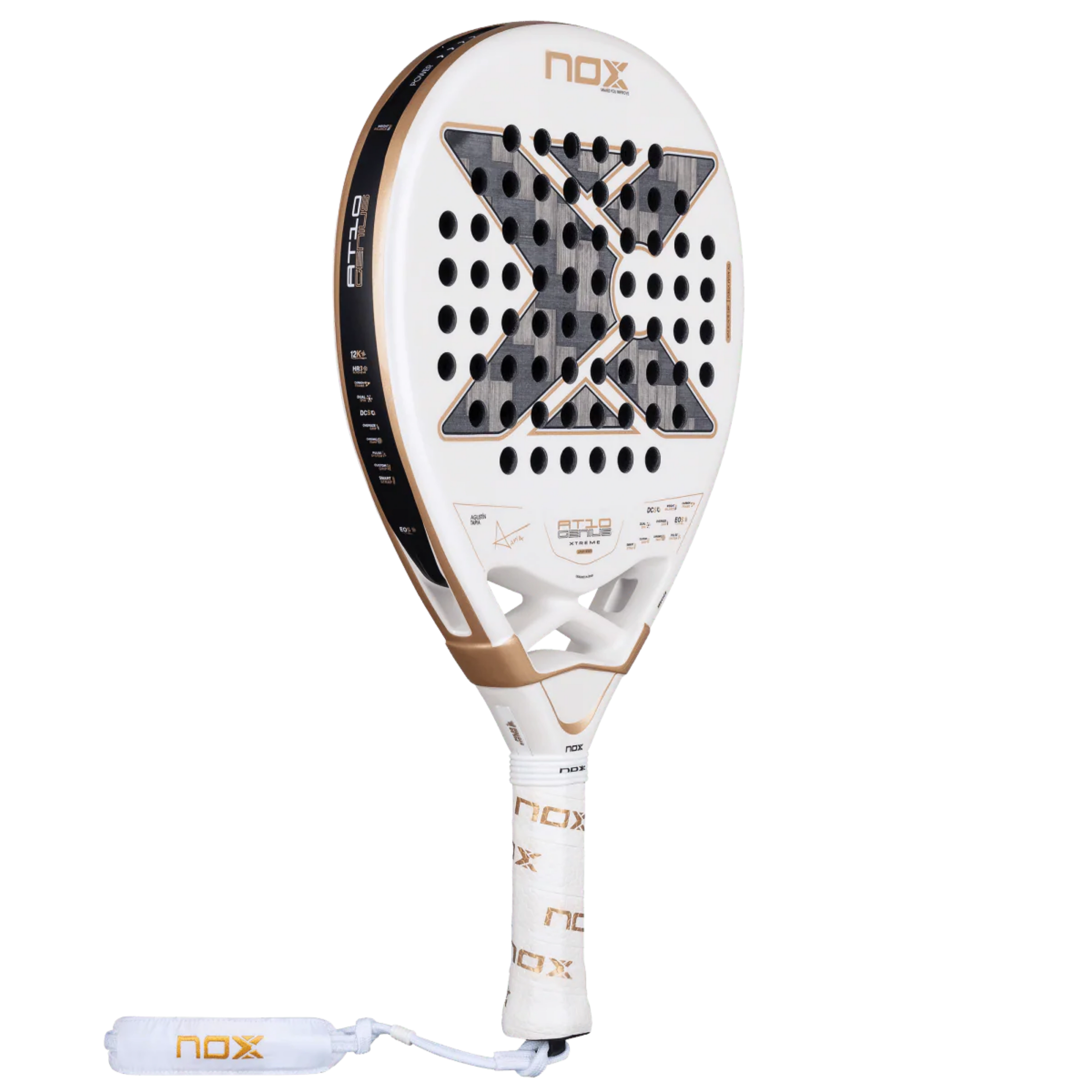 Raquette de padel NOX AT10 Luxury Genius 12K Alum Xtrem 2026 by Agustin Tapia