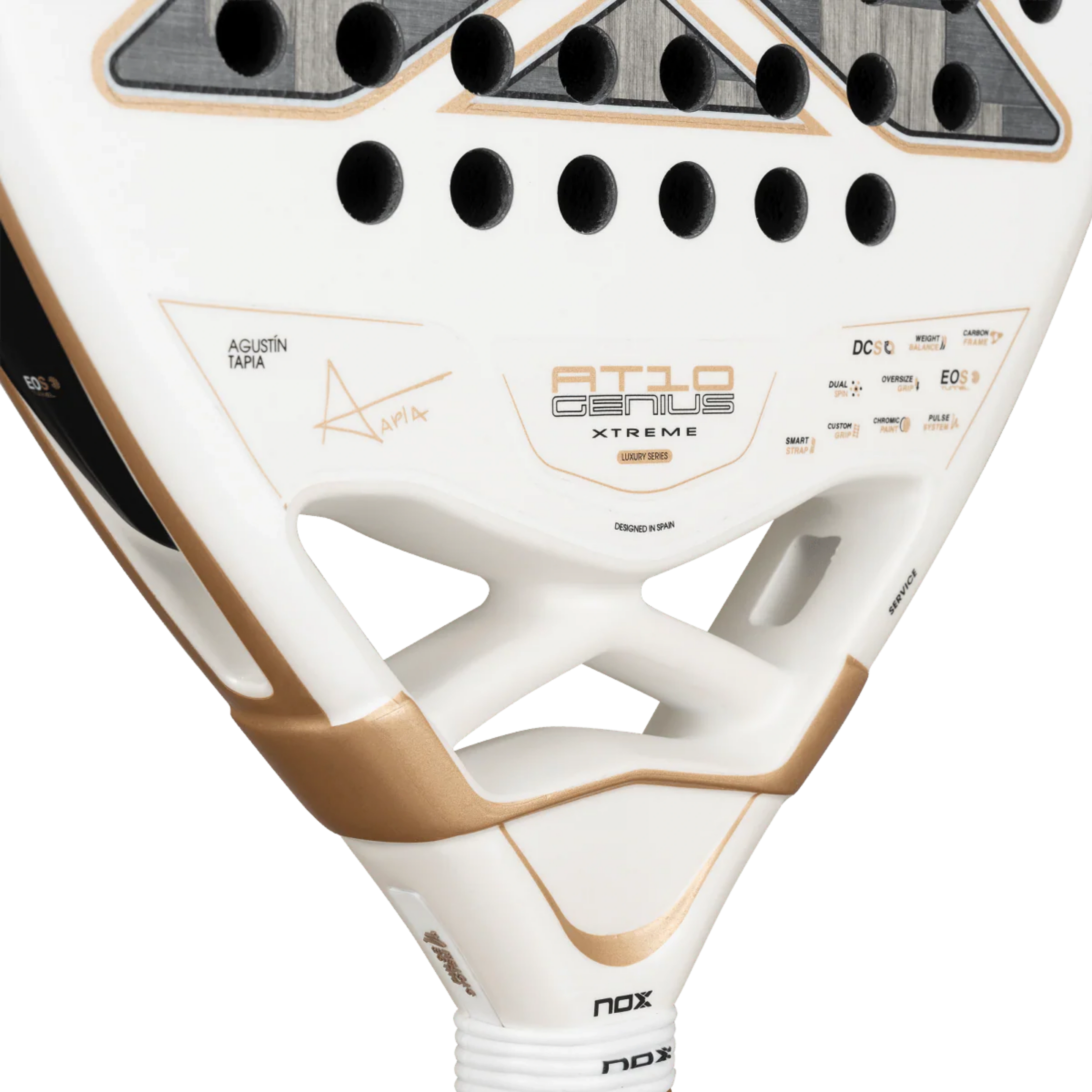 Raquette de padel NOX AT10 Luxury Genius 12K Alum Xtrem 2026 by Agustin Tapia