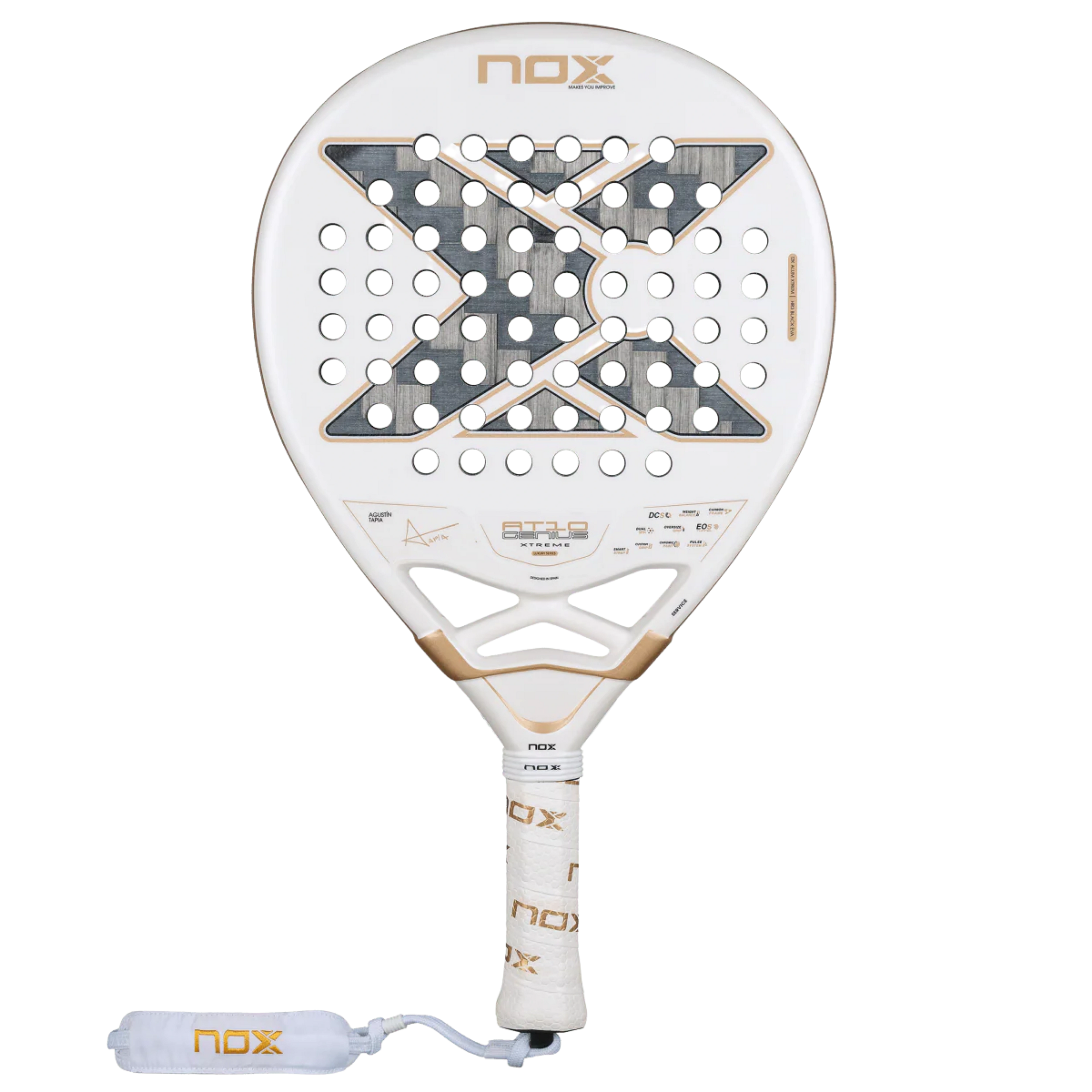 Raquette de padel NOX AT10 Luxury Genius 12K Alum Xtrem 2026 by Agustin Tapia