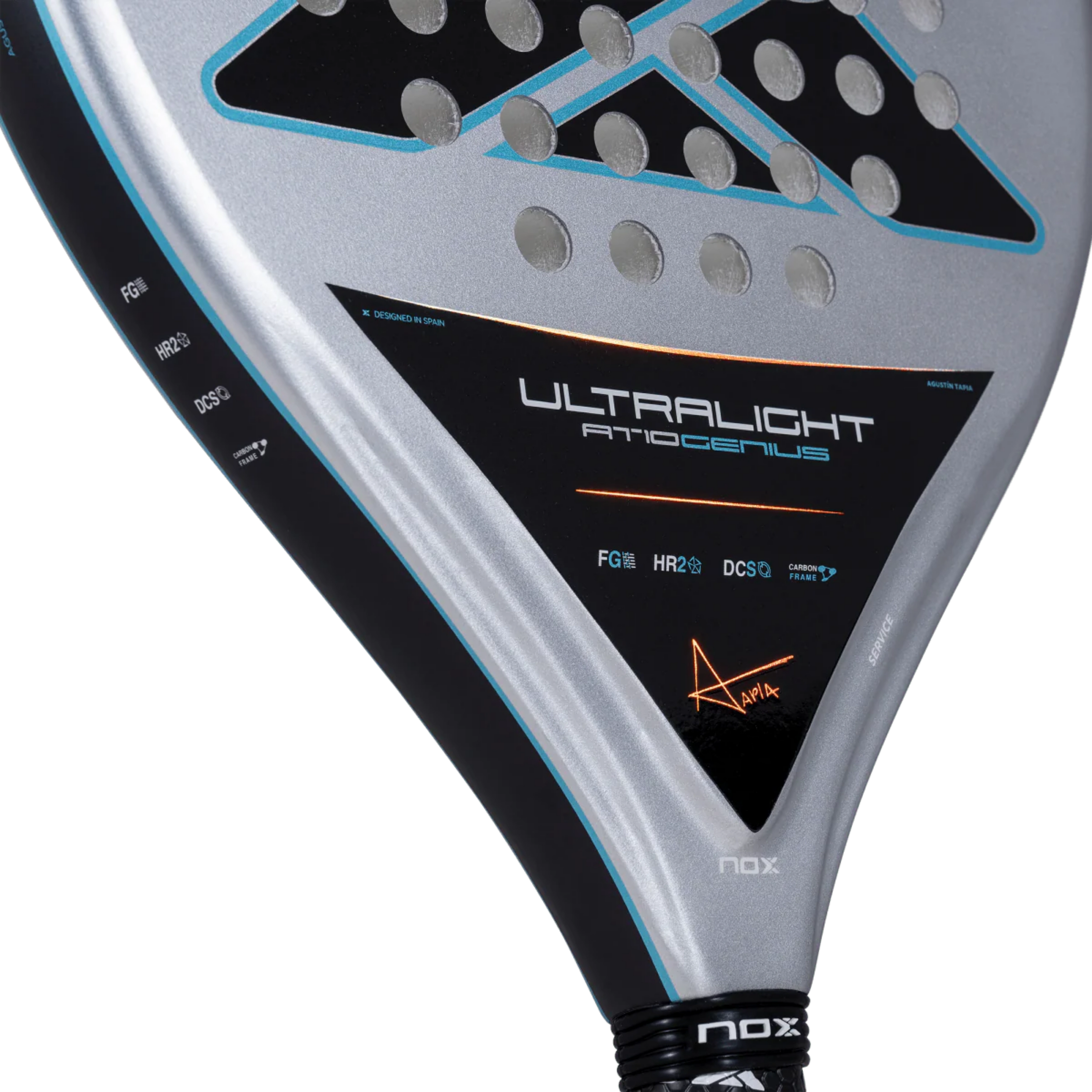 Raquette de padel NOX AT10 Genius Ultra Light by Agustín Tapia