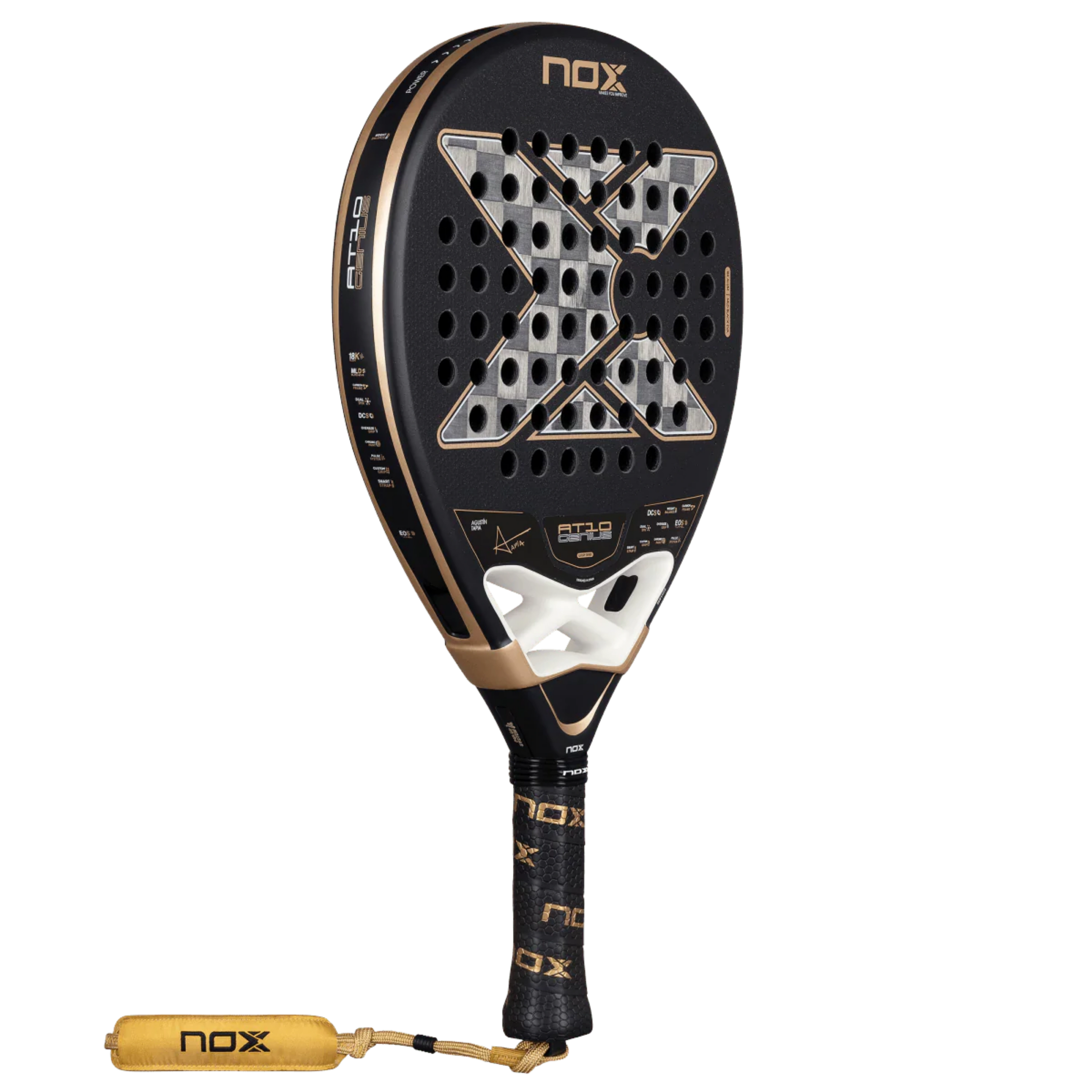 Raquette de padel NOX AT10 Luxury Genius 18K Alum 2026 by Agustín Tapia