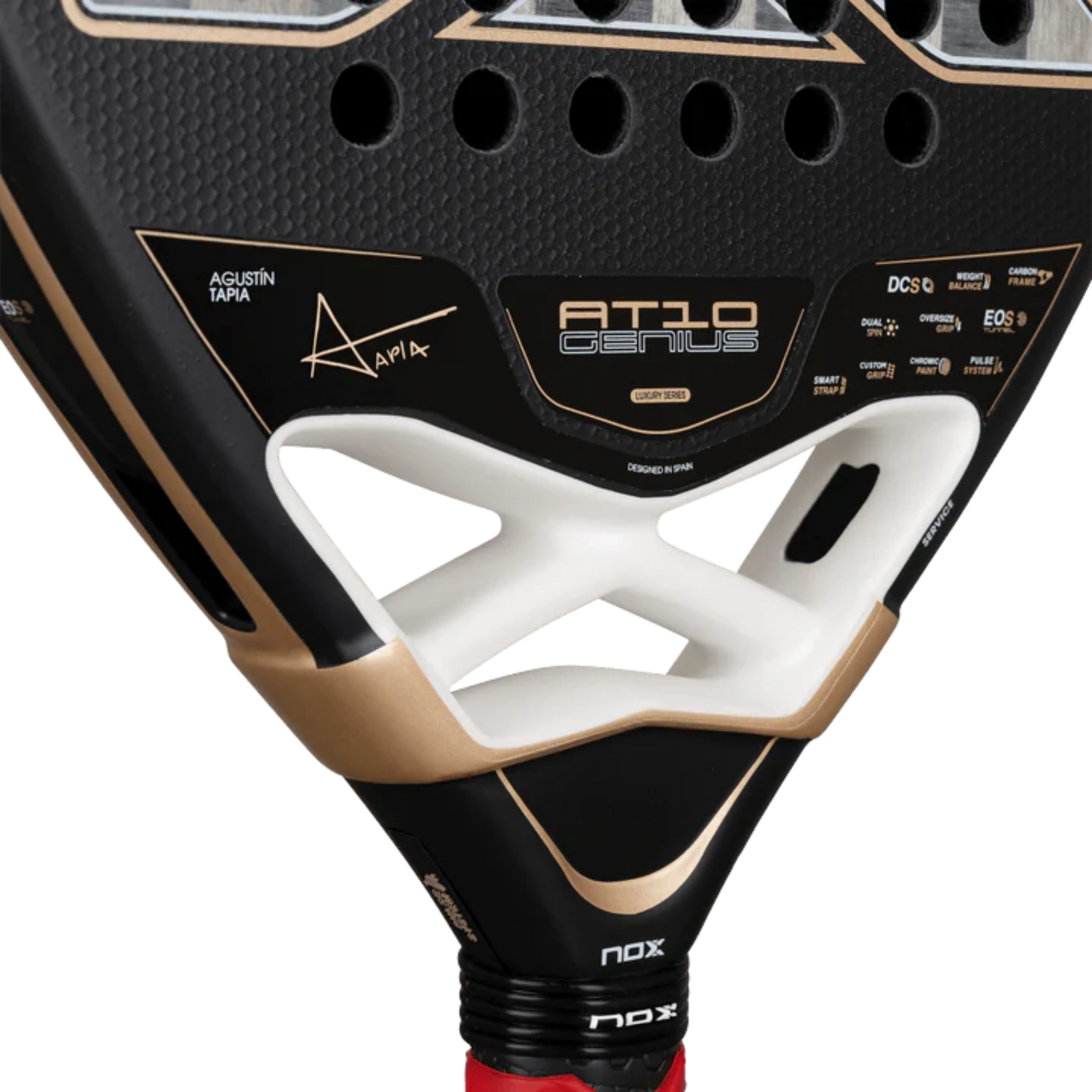 Raquette de padel NOX AT10 Luxury Genius 18K Alum 2026 by Agustín Tapia