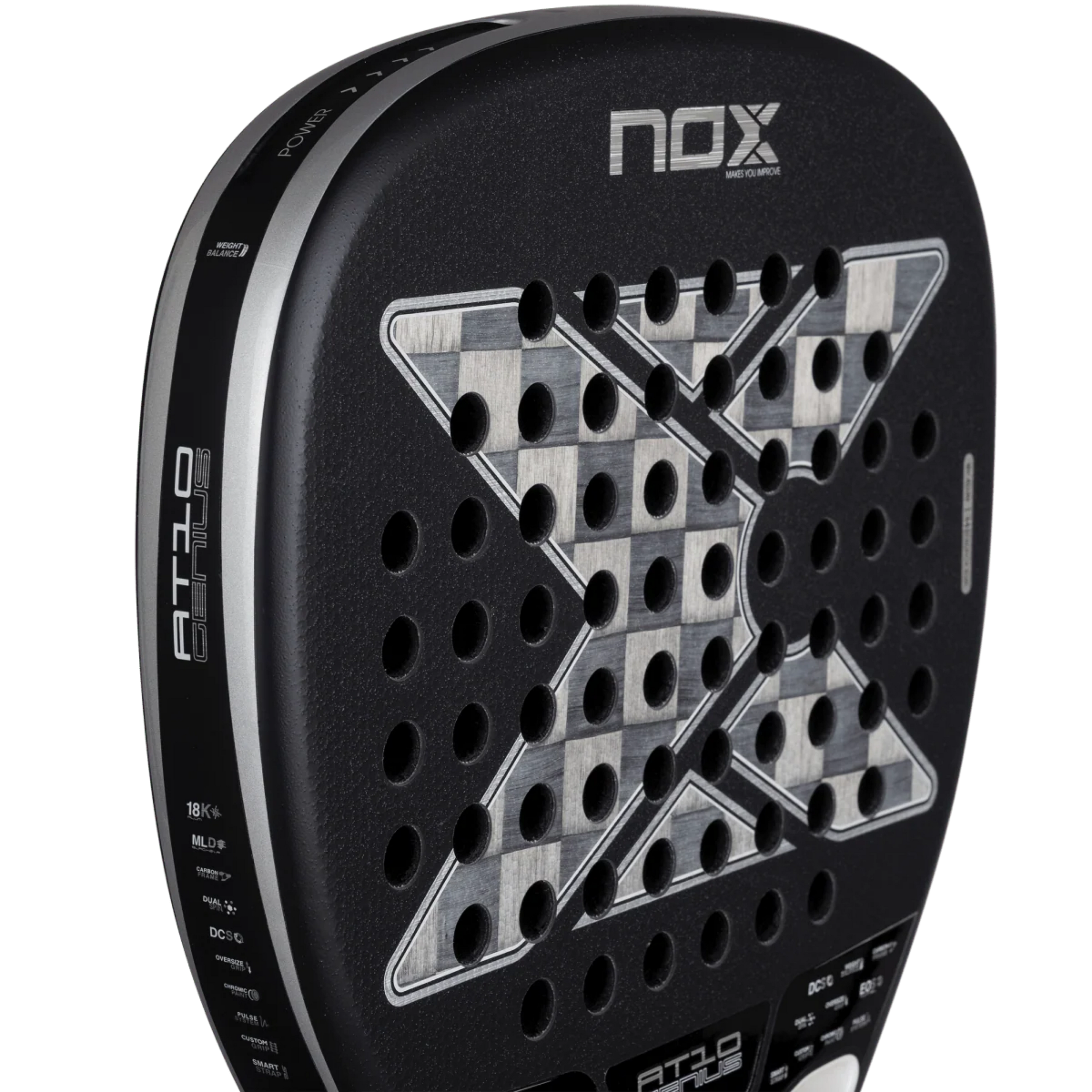 Raquette de padel NOX AT10 Luxury Genius Attack 18K Alum 2026 by Agustín Tapia