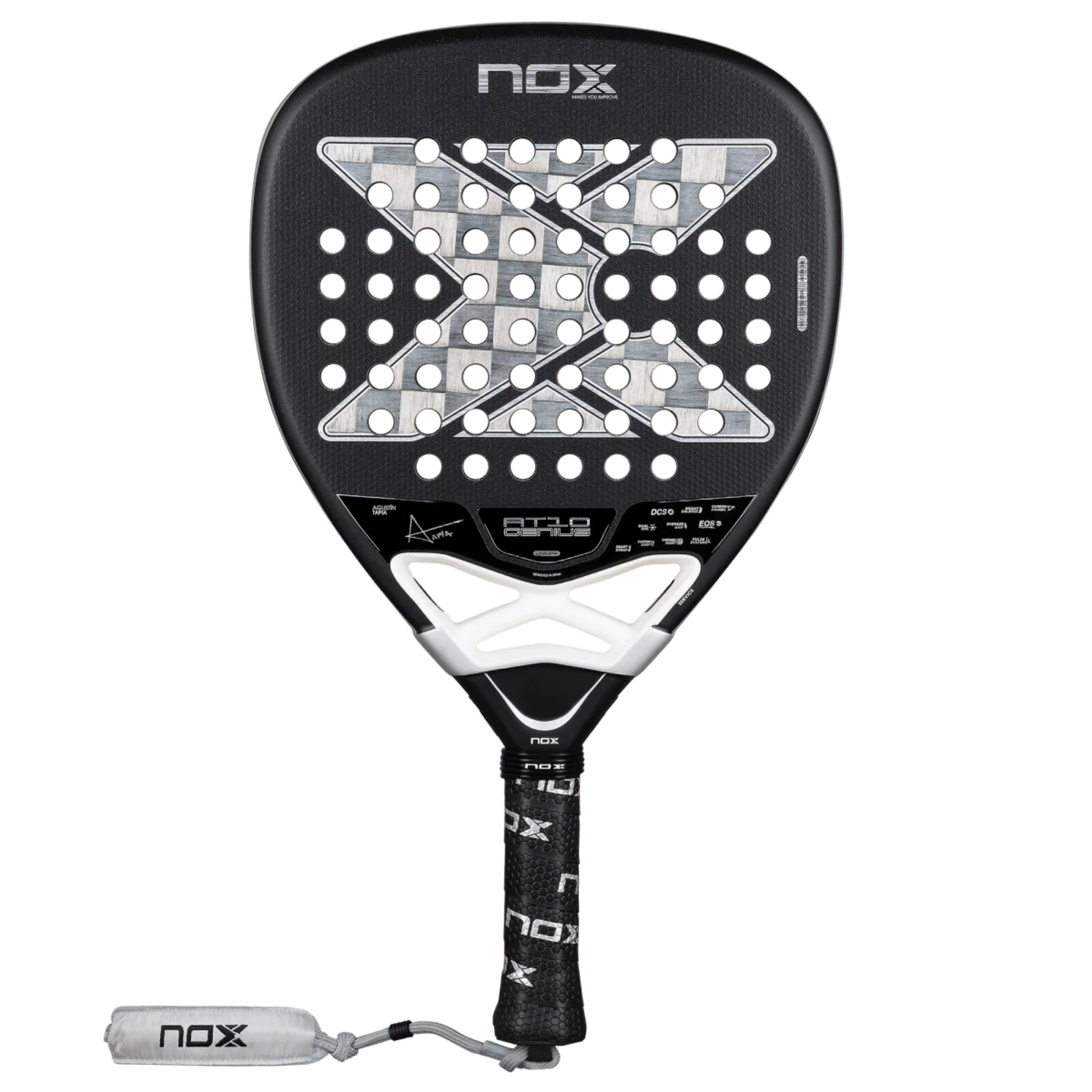 Raquette de padel NOX AT10 Luxury Genius Attack 18K Alum 2026 by Agustín Tapia