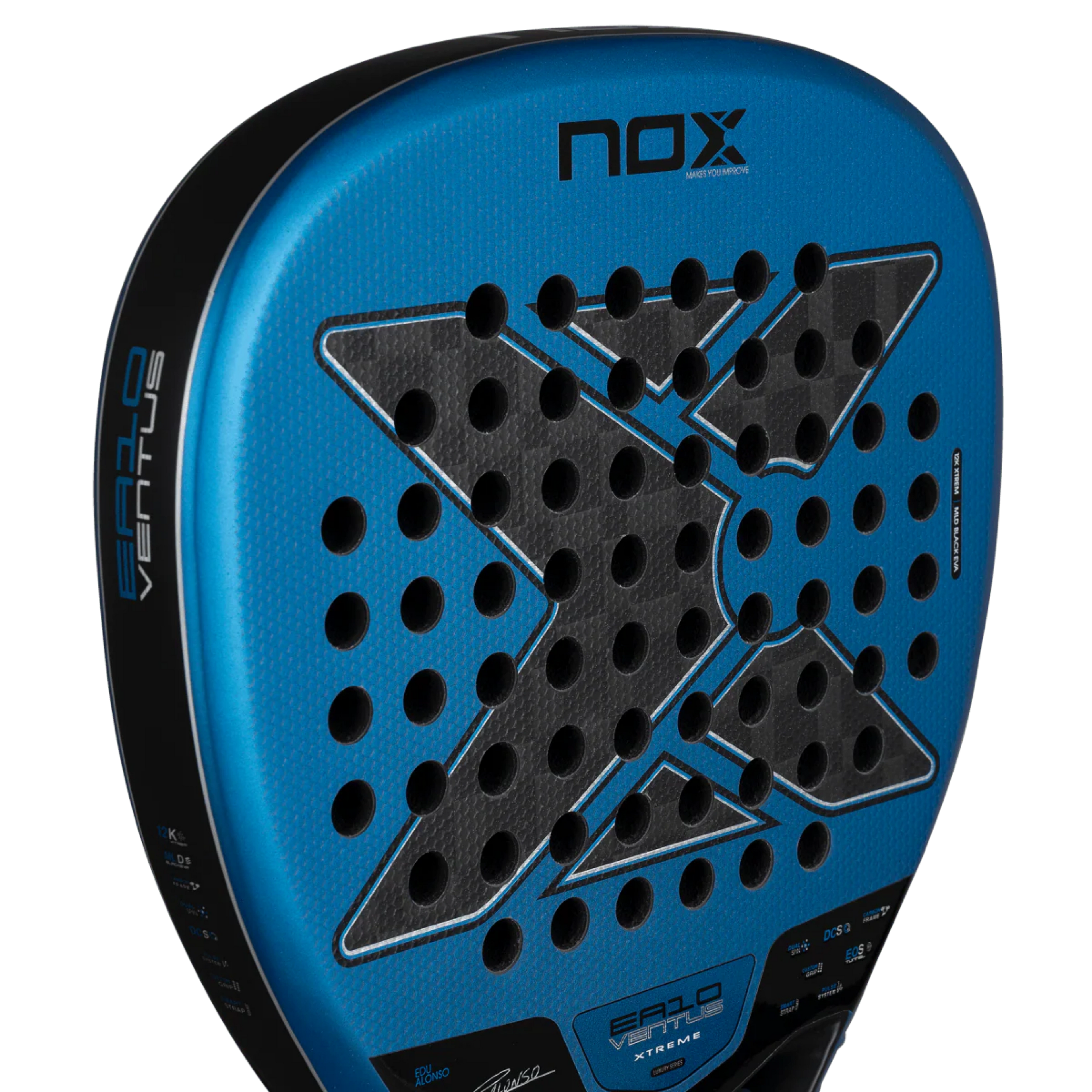 Raquette de padel NOX EA10 Ventus Attack 12K XTREM by Edu Alonso