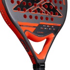 NOX Equation HARD Advanced 2027 padel racket, close-up of the heart