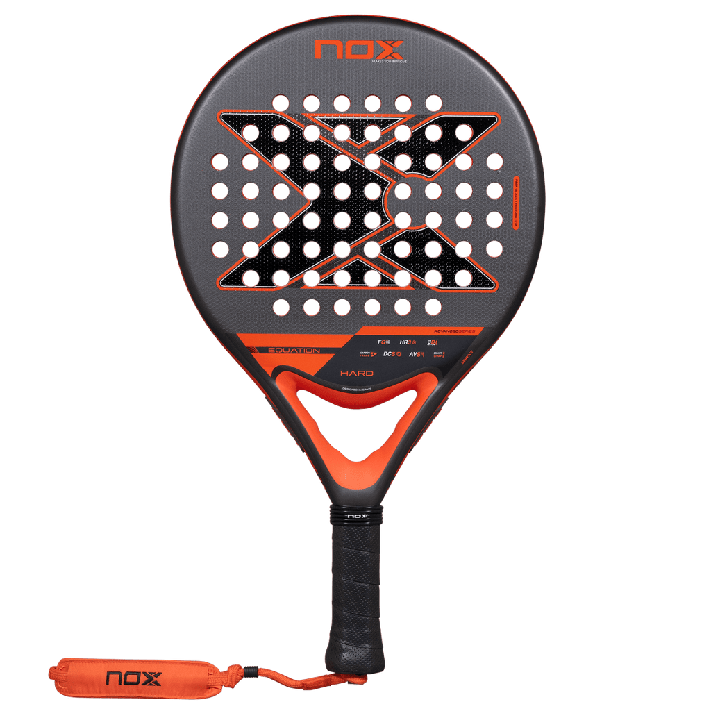 NOX Equation HARD Advanced 2027 padel racket, front view