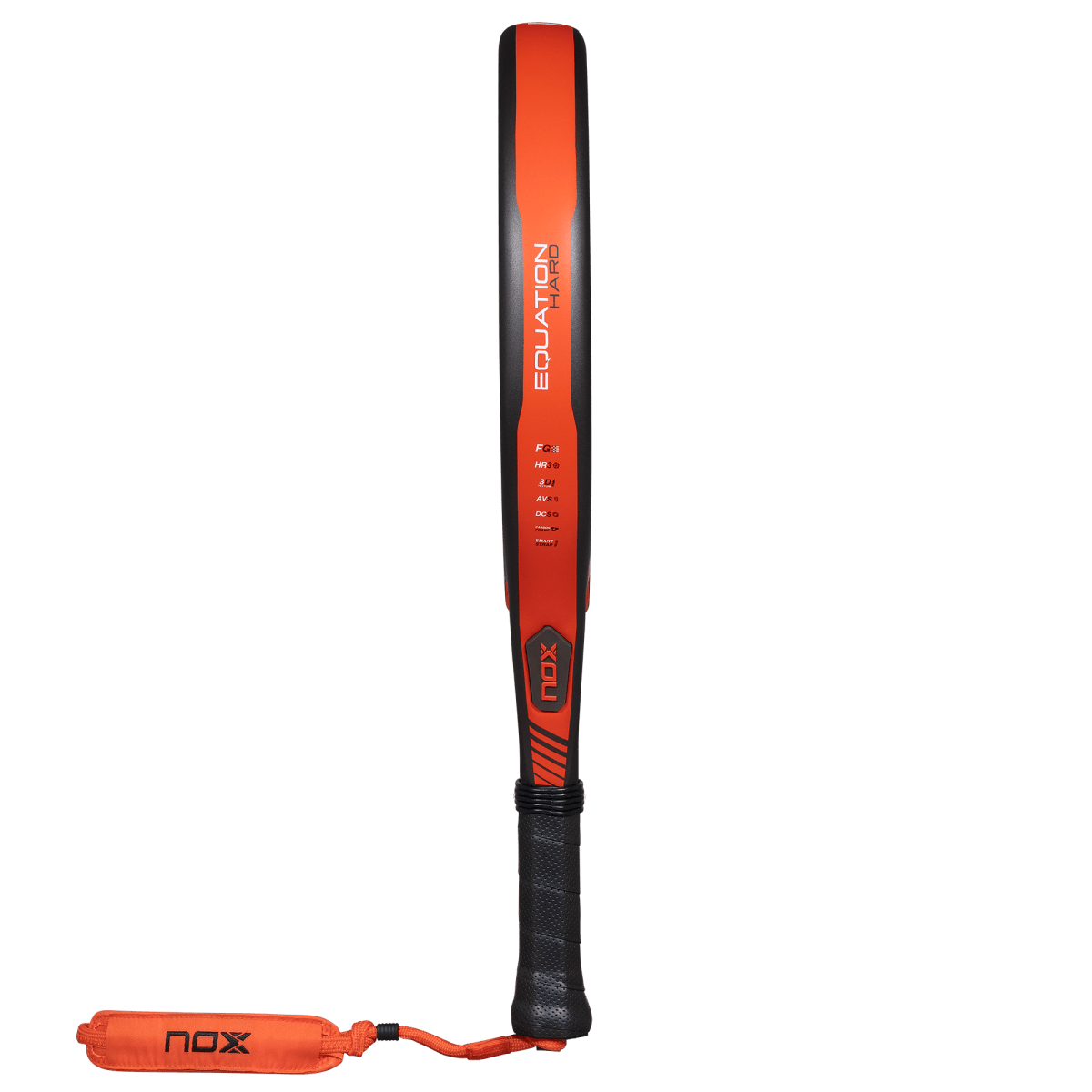 NOX Equation HARD Advanced 2027 padel racket, edge view