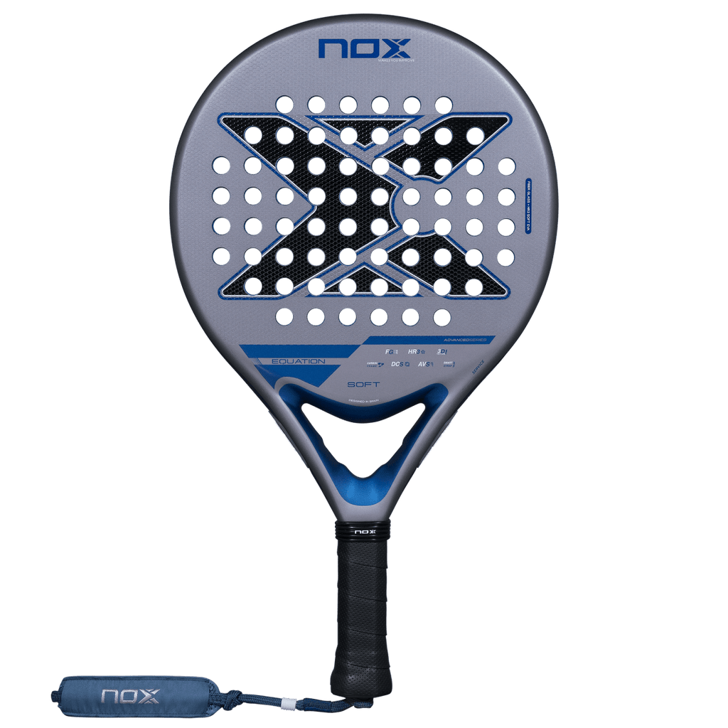 NOX Equation SOFT Advanced 2027 padel racket, front view