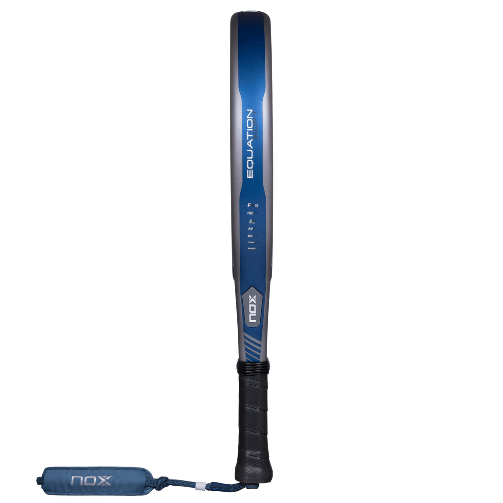 NOX Equation SOFT Advanced 2027 padel racket, edge view