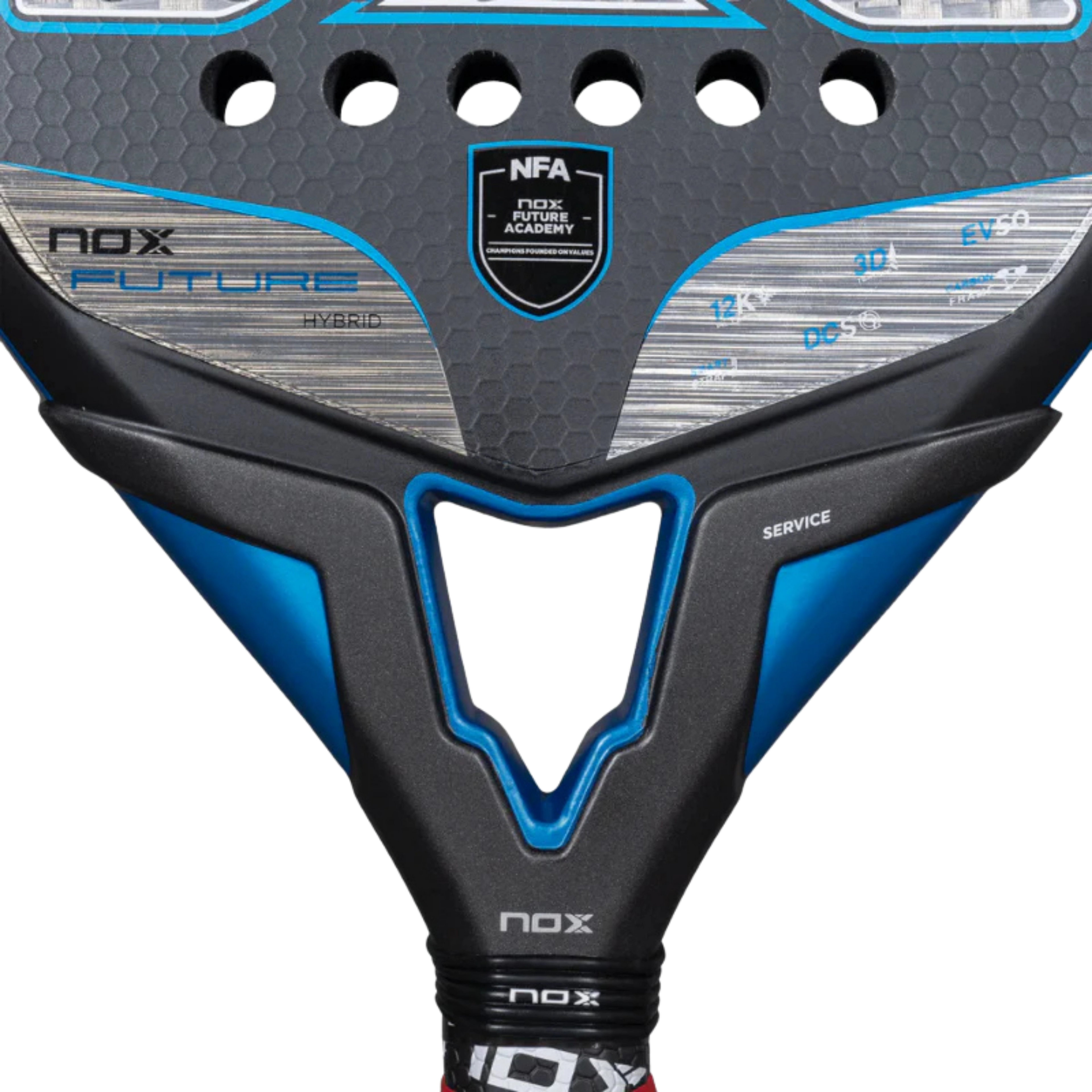 Raquette de padel NOX Future Hybrid 12K ALUM NFA Series