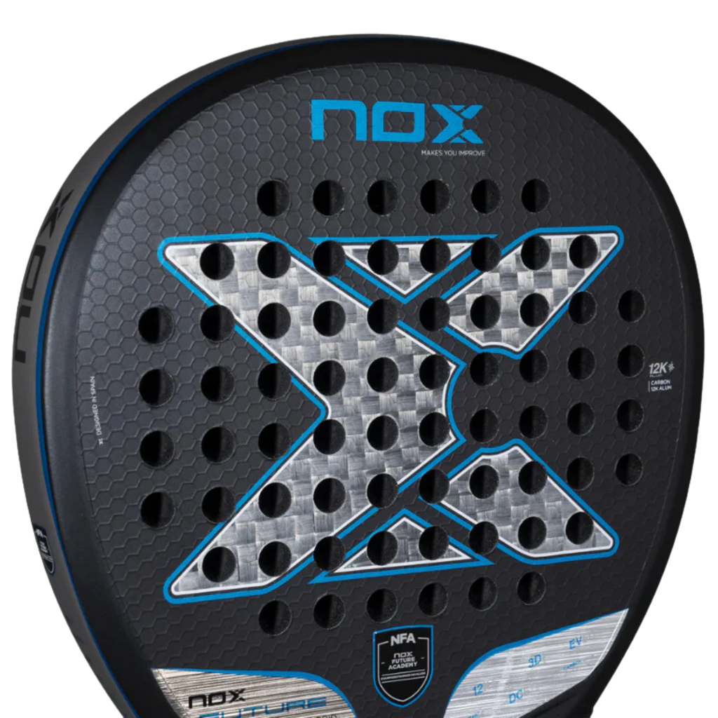 Raquette de padel NOX Future Hybrid 12K ALUM NFA Series
