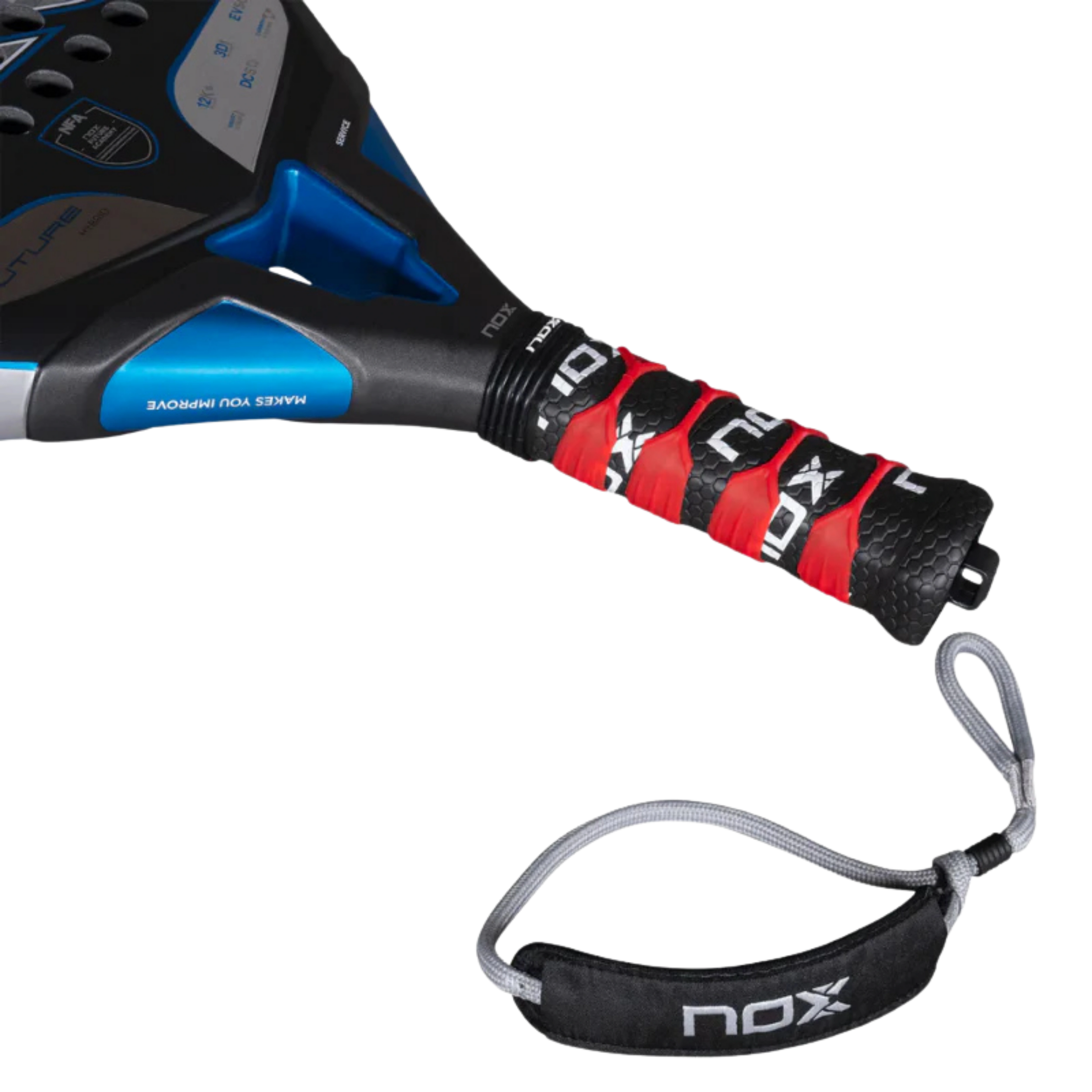 Raquette de padel NOX Future Hybrid 12K ALUM NFA Series