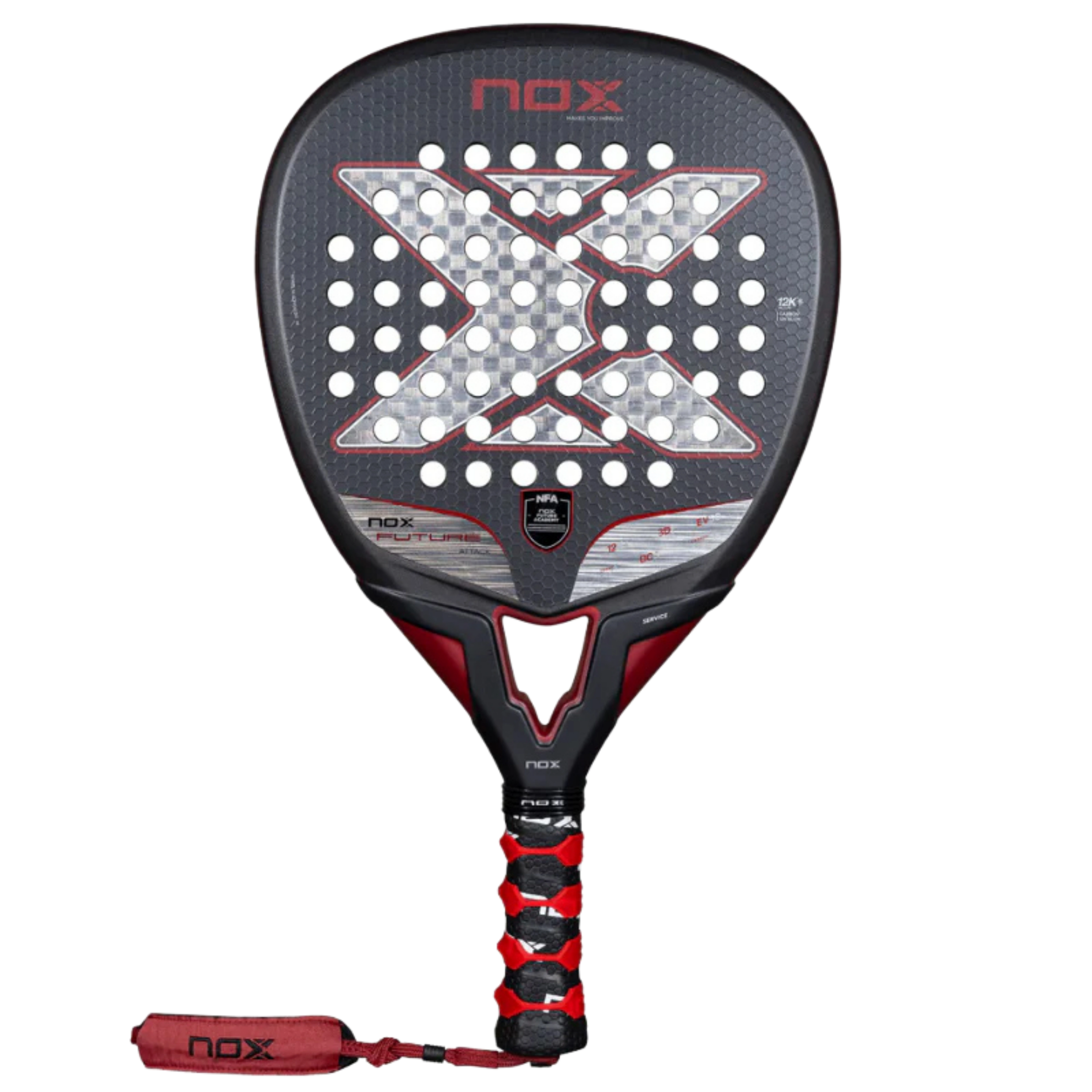 Raquette de padel NOX Future Attack 12K ALUM NFA Series