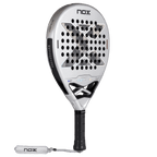 Raquette de padel NOX Genius 12K Alum XTREM 2027 by Agustín Tapia, vue à 45 degrés