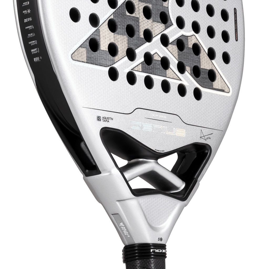 Raquette de padel NOX Genius 12K Alum XTREM 2027 by Agustín Tapia, détail du cœur