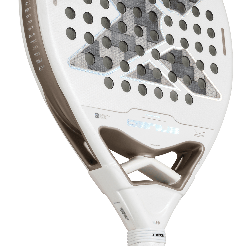 Raquette de padel NOX Genius 12K Alum XTREM Lite 2027 by Agustín Tapia, détail du cœur