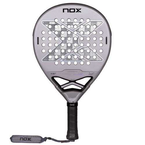 Raquette de padel NOX Genius 18K Alum 2027 by Agustín Tapia, vue de face