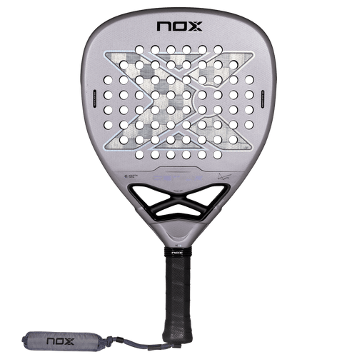 Raquette de padel NOX Genius Attack 18K Alum 2027 by Agustín Tapia, vue de face