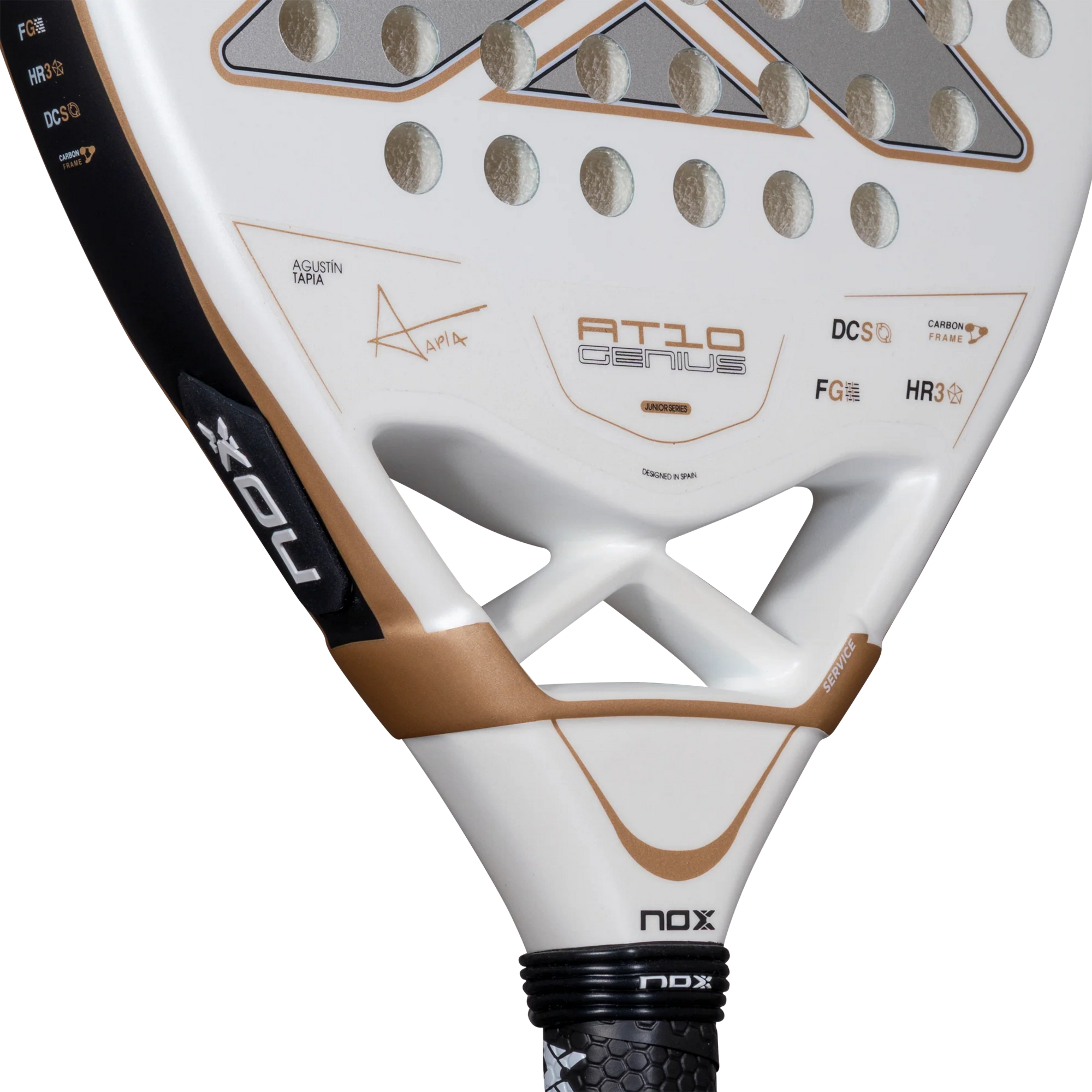 Raquette de padel NOX AT10 Genius JR by Agustín Tapia