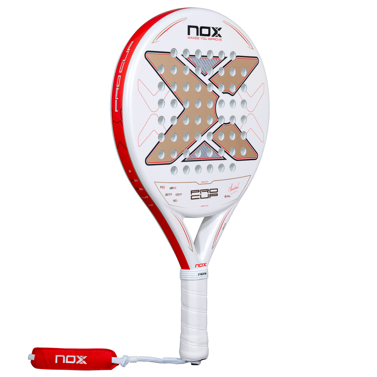 Padelschläger NOX ML10 Pro Cup Coorp 2027 by Miguel Lamperti, Ansicht im 45-Grad-Winkel