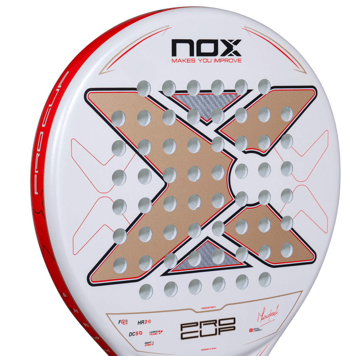 Padelschläger NOX ML10 Pro Cup Coorp 2027 by Miguel Lamperti, Nahaufnahme