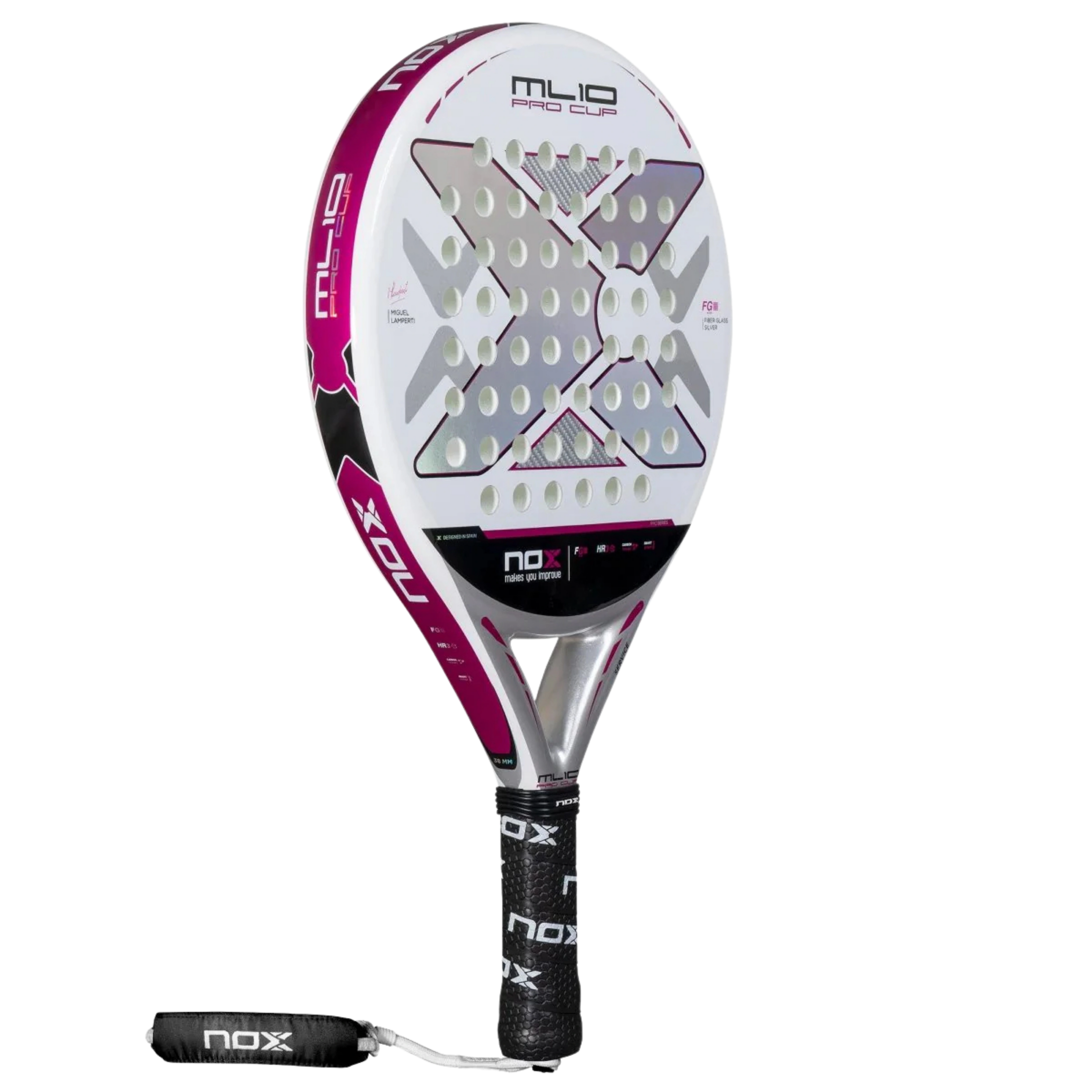 Raquette de padel NOX ML10 Pro Cup Silver by Miguel Lamperti