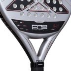 NOX ML10 Pro Cup Rough 2027 padel racket by Miguel Lamperti, close-up of the heart