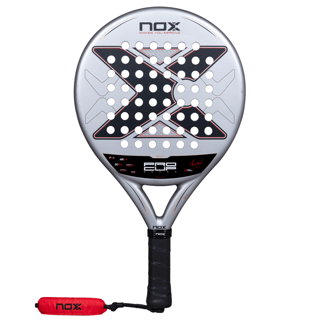 NOX ML10 Pro Cup Rough 2027 padel racket by Miguel Lamperti, front view