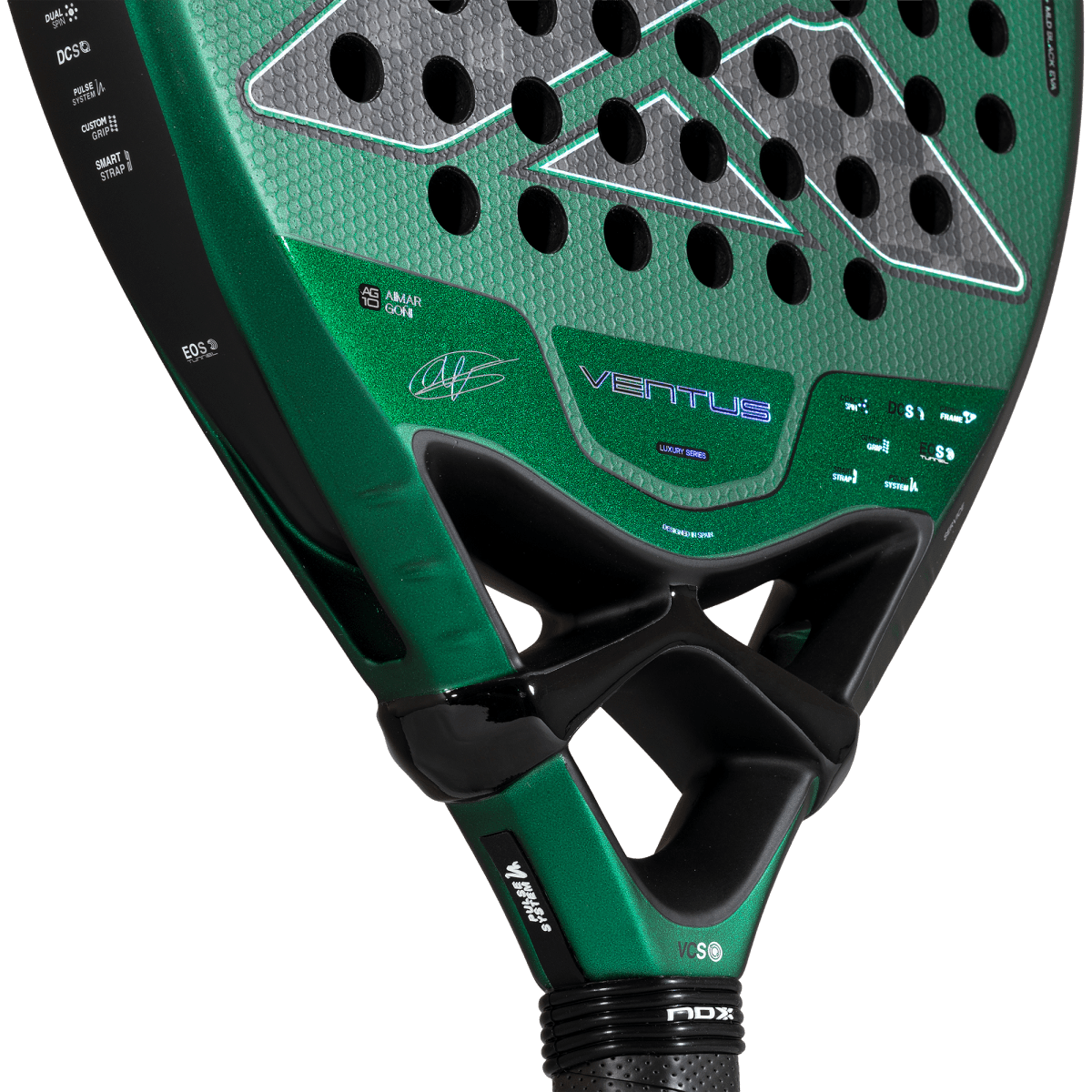 Padelschläger NOX Ventus Attack 12K XTREM 2027 by Aimar Goñi, Detail des Herzens
