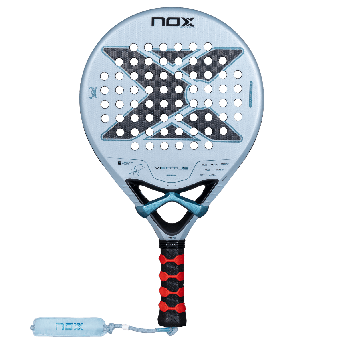 NOX Ventus Control 12K 2027 padel racket by Aranzazu Osoro, front view