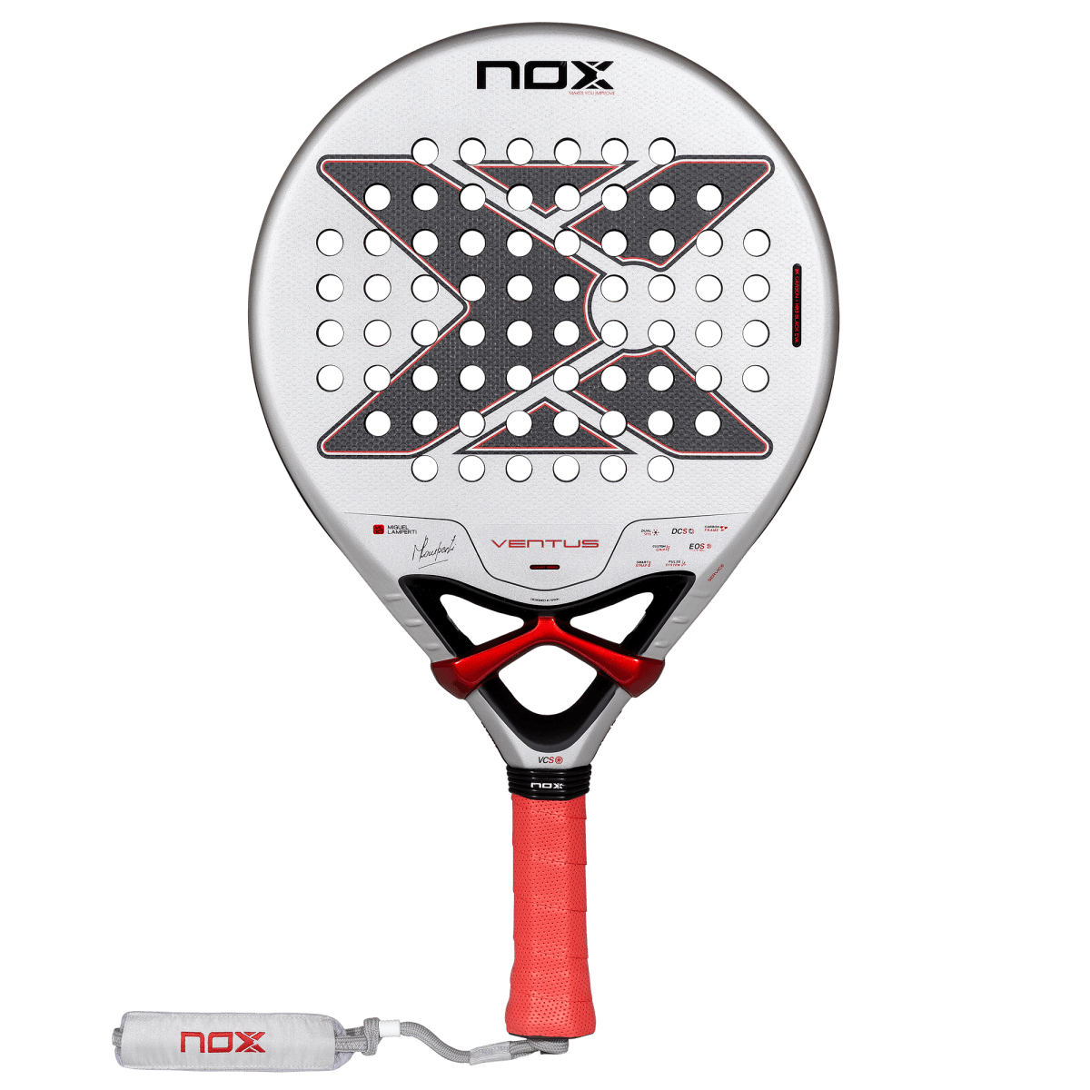 Raquette de padel NOX Ventus Control 3K 2027 by Miguel Lamperti, vue de face