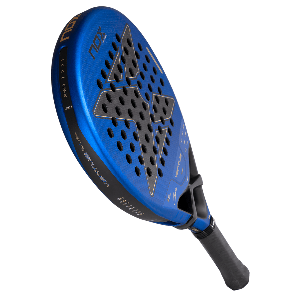 Raquette de padel NOX Ventus Hybrid 12K XTREM 2027 by Edu Alonso, vue penchée