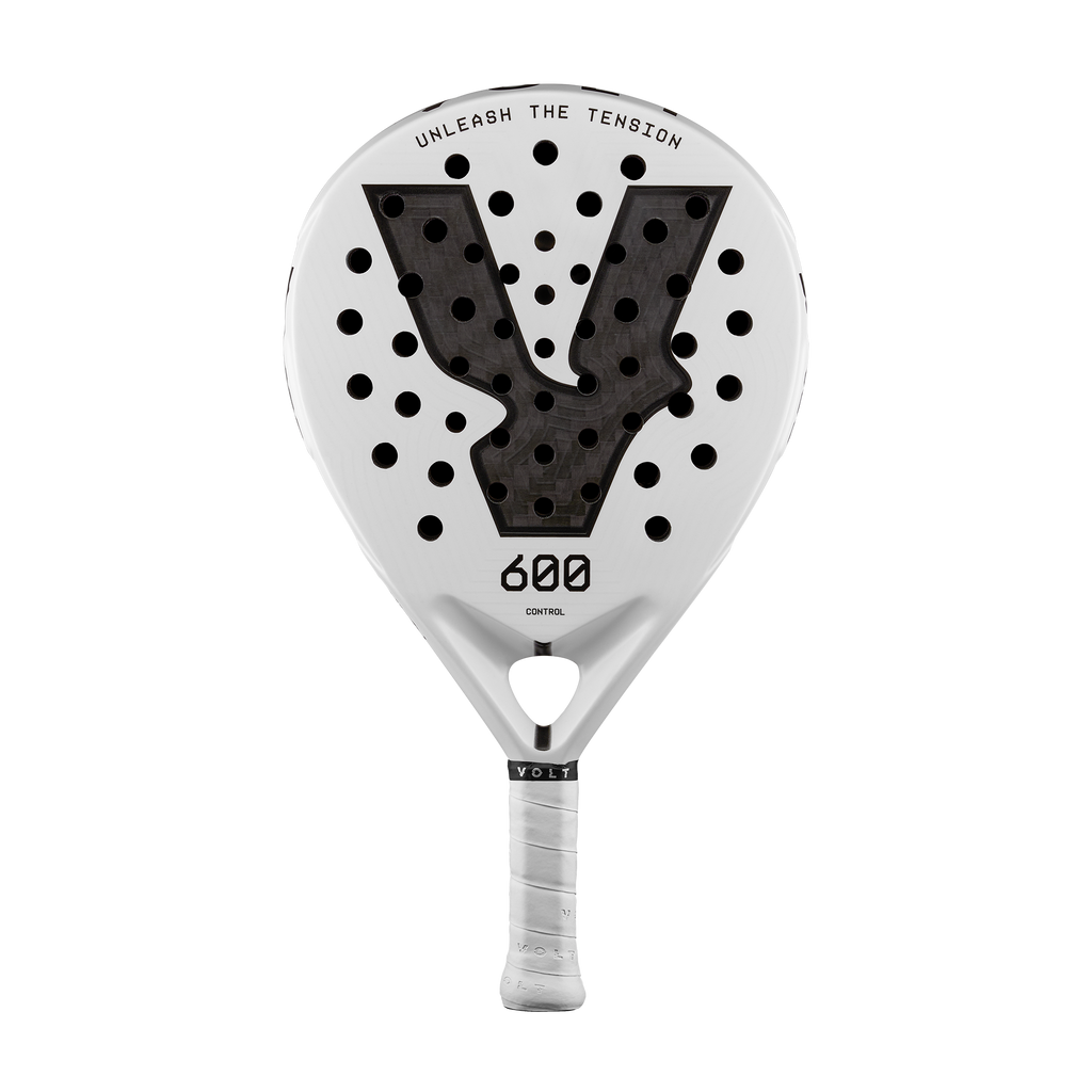 Raquette de padel Volt 600 v5, vue de face
