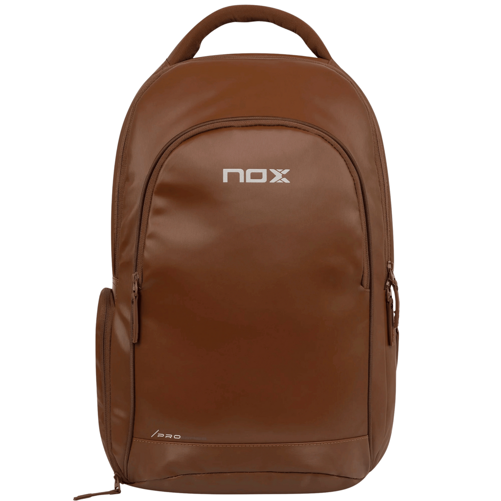 Sac à dos de padel NOX Pro Series, coloris marron, vue de face
