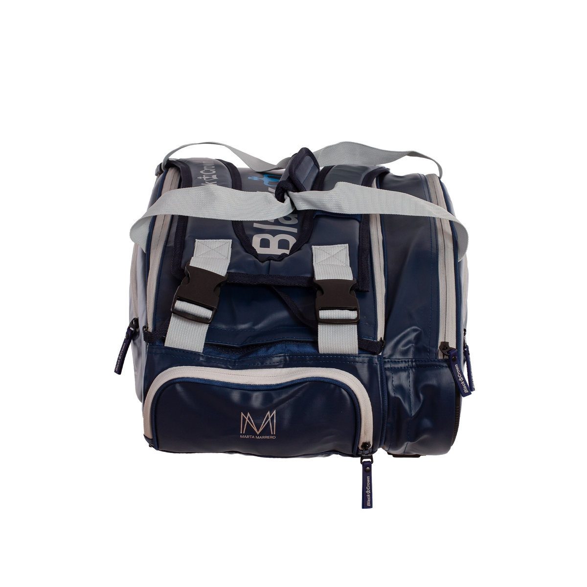 Dos du sac de padel Black Crown Hurricane Pro 4.0 et ses anses matelassées de type sac à dos
