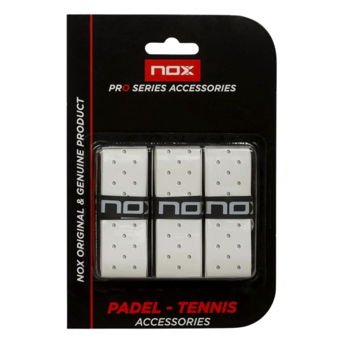 Box of NOX Pro perforated overgrips, packaging