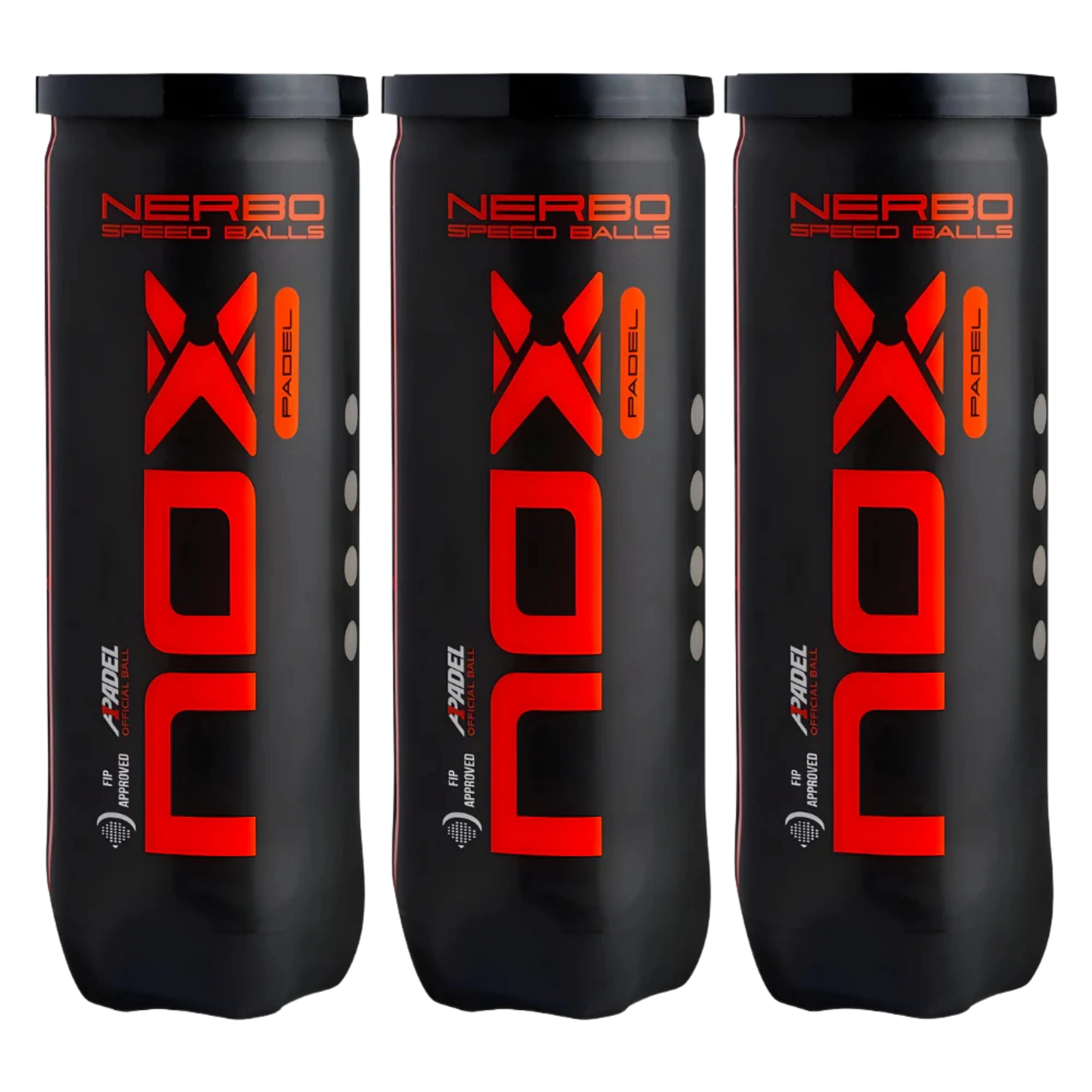 Tripack de 3 balles de padel NOX Nerbo