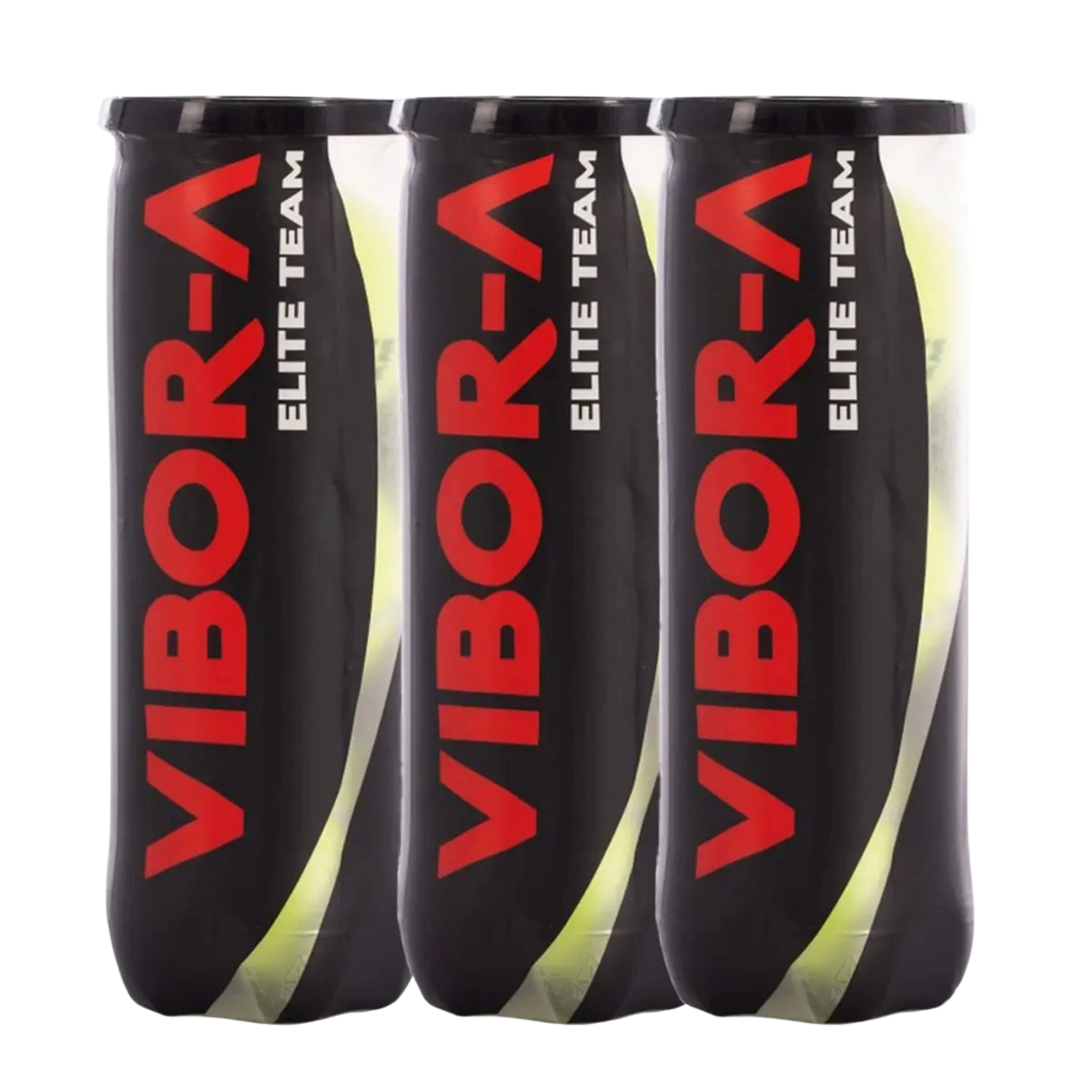 Tripack de 3 balles de padel Vibor-A Elite Team