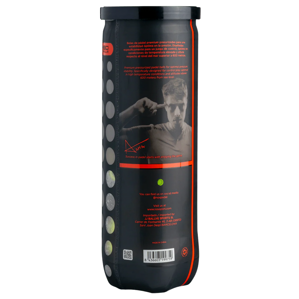 Carton de 24 tubes de balles de padel NOX Nerbo