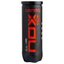 Tube of 3 NOX Nerbo padel balls