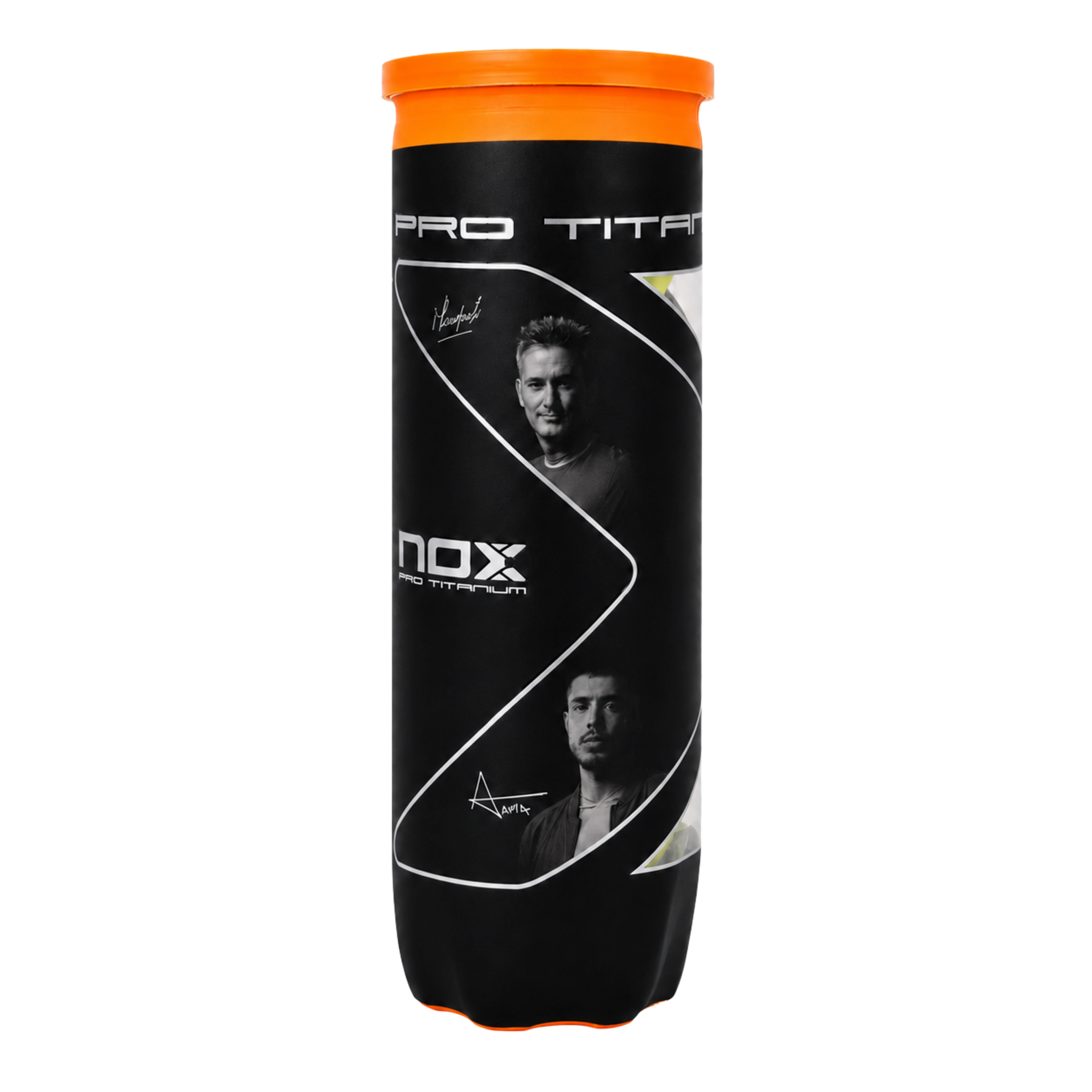 Carton de 24 tubes de balles de padel NOX Pro Titanium