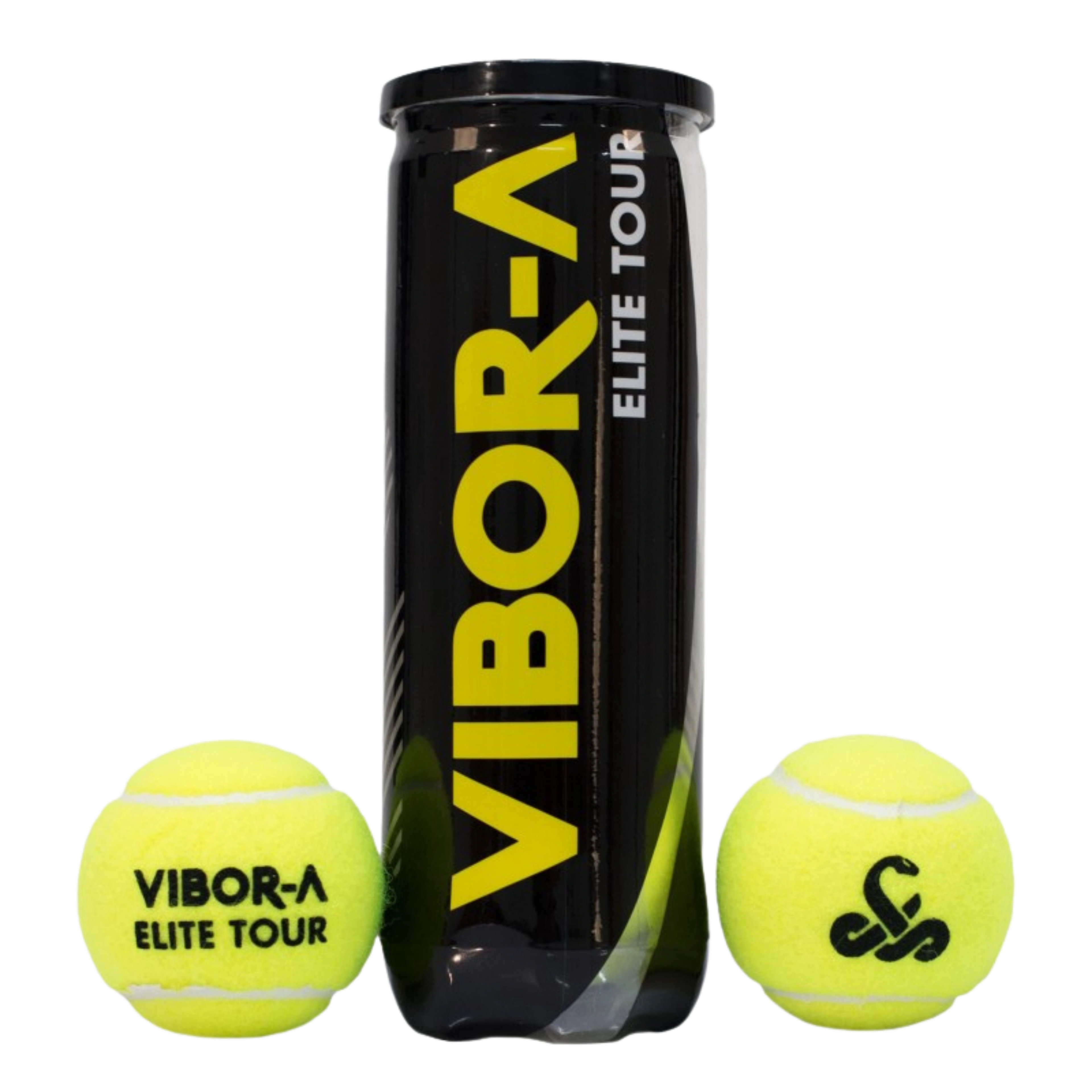 Carton de 24 tubes de balles de padel Vibor-A Elite Tour