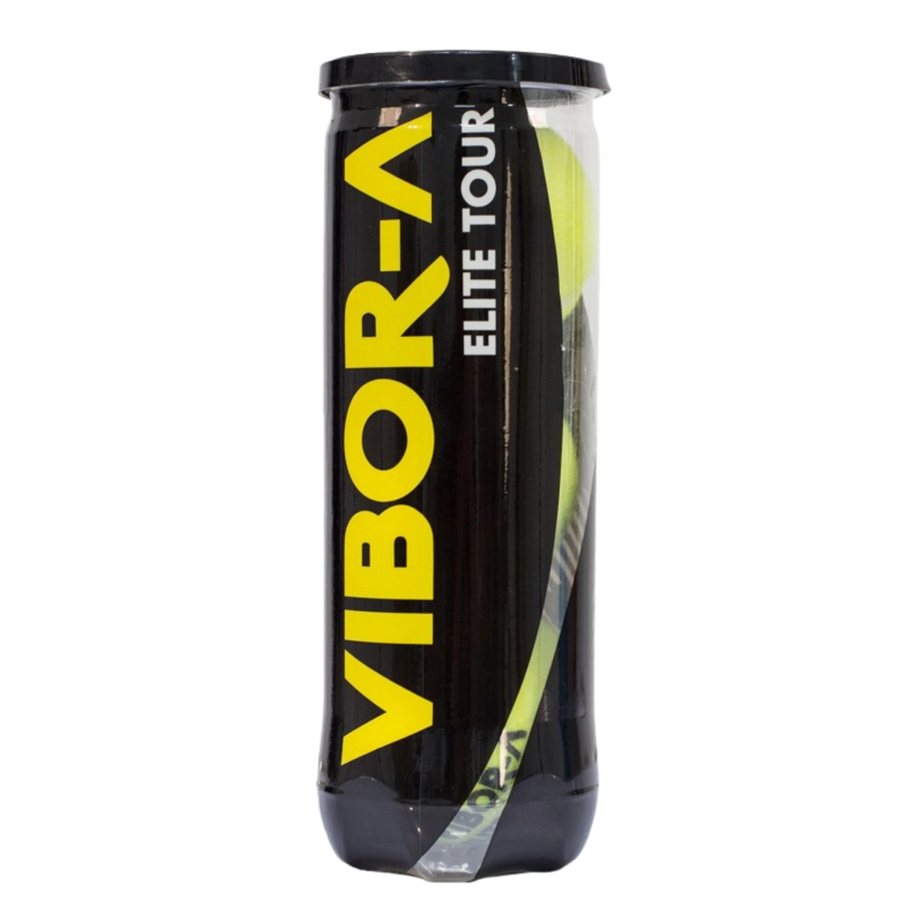 Tube de 3 balles de padel Vibor-A Elite Tour